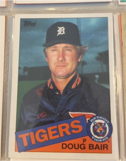 1985 Topps #744 Doug Bair — front