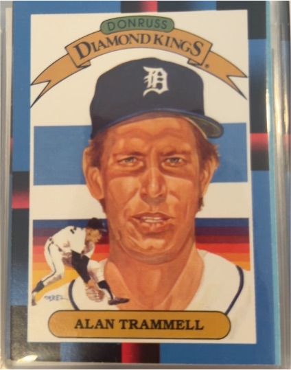 1988 Donruss Diamond Kings #4 Alan Trammell — front