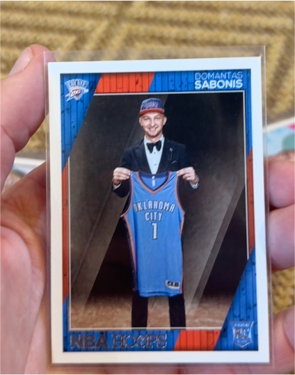 2016-17 Panini NBA Hoops #271 Domantas Sabonis Rookie — front