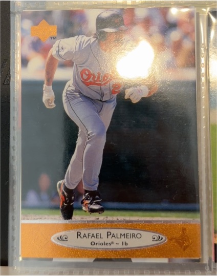 1996 Upper Deck #15 Rafael Palmeiro Baltimore Orioles — front