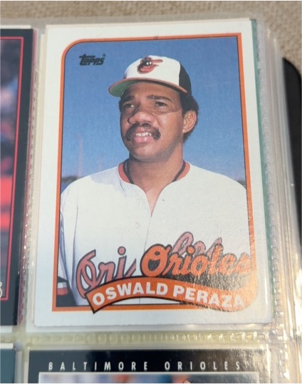 1989 Topps #297 Oswaldo Peraza — front