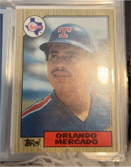 1987 Topps #514 Orlando Mercado — front
