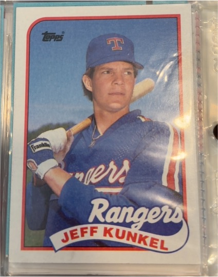 1989 Topps #92 Jeff Kunkel — front