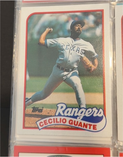 1989 Topps #766 Cecilio Guante — front