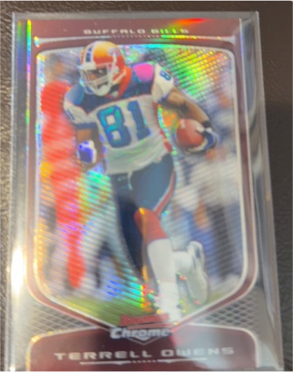 2009 Bowman Chrome #76 Terrell Owens — front