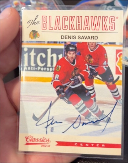 2012-13 Panini Classics Signatures #31 Denis Savard — front