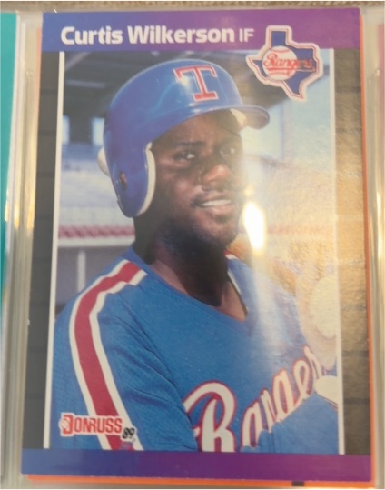 1989 Donruss #402 Curtis Wilkerson — front
