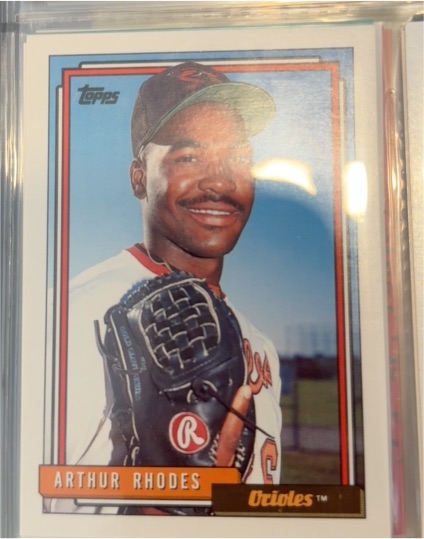 1992 Topps Gold Winners #771 Arthur Rhodes — front