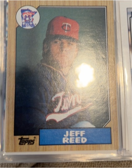 1987 Topps #247 Jeff Reed — front