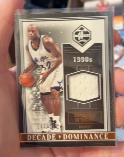 2015 Panini Limited Decade Dominance 1990s #Shaquille O'Neal — front