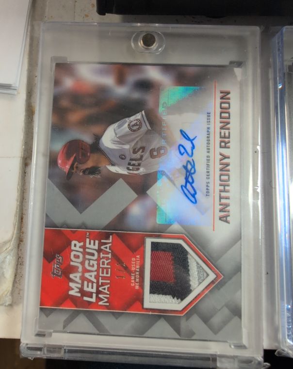 2022 Topps Update Major League Material Auto #Major League Material Anthony Rendon — front