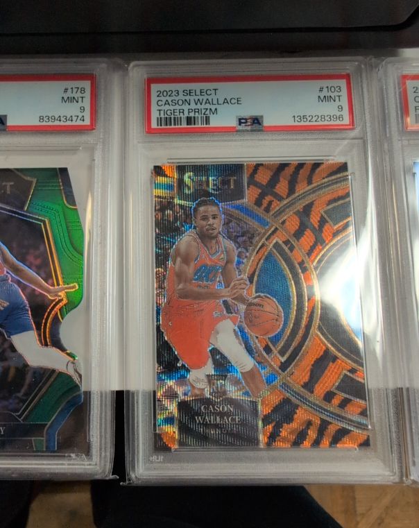 2023 Panini Select #103 Cason Wallace Tiger Prizm — front