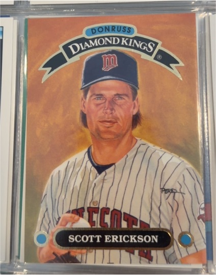 1992 Donruss Diamond Kings #DK-21 Scott Erickson — front