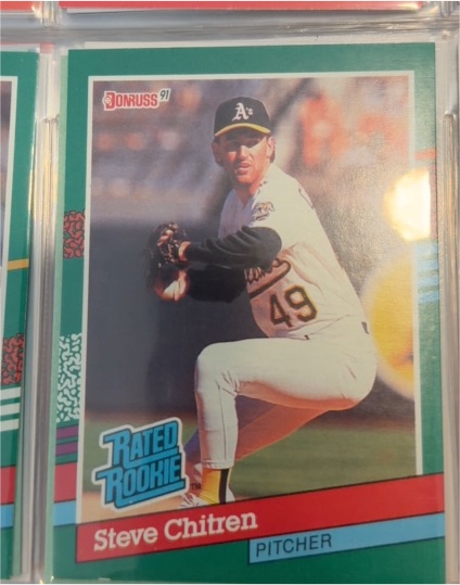 1991 Donruss #431 Steve Chitren — front