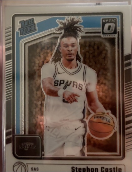 2024-25 Panini Donruss Optic #254 Stephon Castle Rated Rookie — front