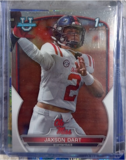 2022 Bowman University Chrome #94 Jaxson Dart — front