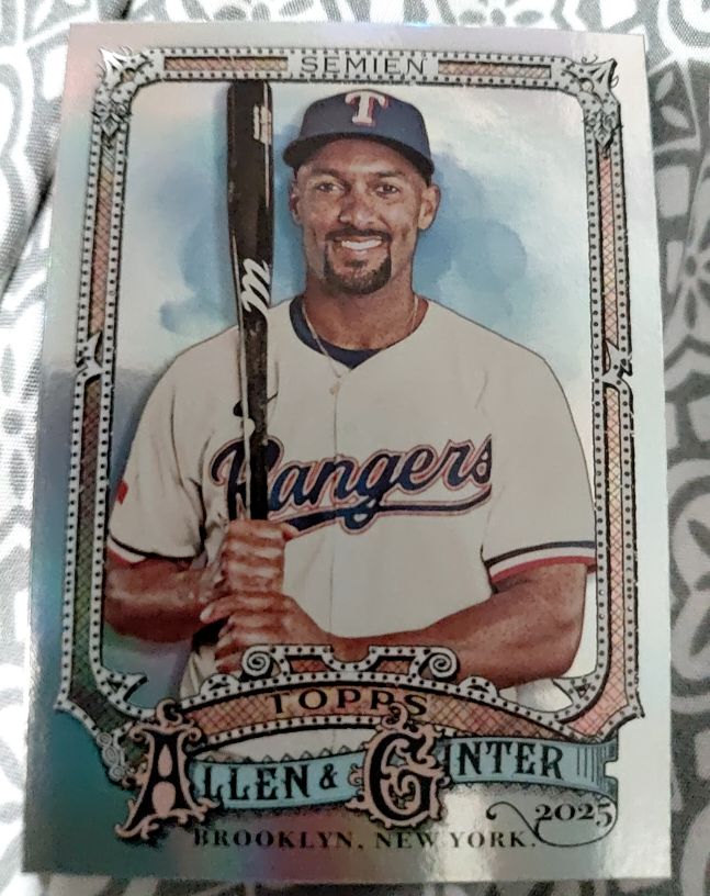 2025 Topps Allen & Ginter #212 Marcus Semien — front