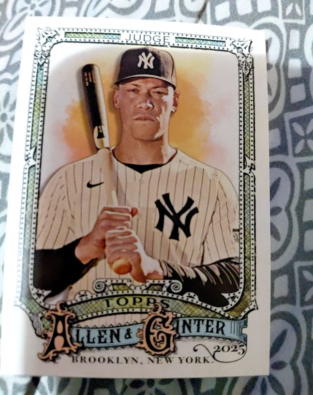 2025 Topps Allen & Ginter #122 Aaron Judge — front