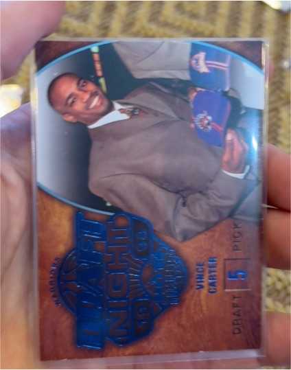 2008-09 Fleer Hot Prospects Draft Night Blue #100 Dwight Howard — front