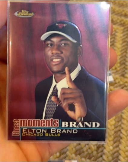 2000-01 Topps Finest Moments #1 Elton Brand — front