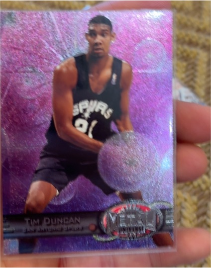 1997-98 Skybox Metal Universe #66 Tim Duncan Rookie — front