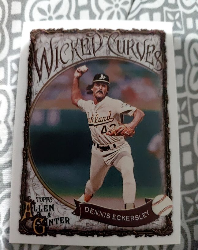 2025 Topps Allen & Ginter #WC-20 Dennis Eckersley Wicked Curves — front
