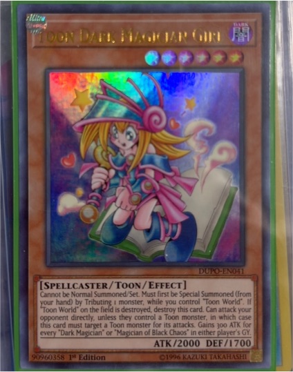 Yu-Gi-Oh! Toon Dark Magician Girl DUPO-EN041 — front