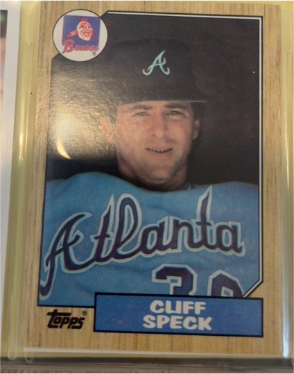 1987 Topps #269 Cliff Speck — front