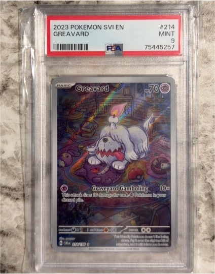 2023 Pokemon Scarlet & Violet #214 Greavard Illustration Rare — front