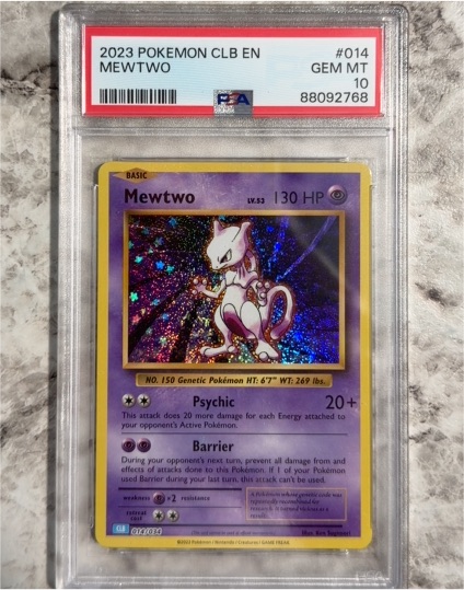2023 Pokemon CLB #014 Mewtwo — front
