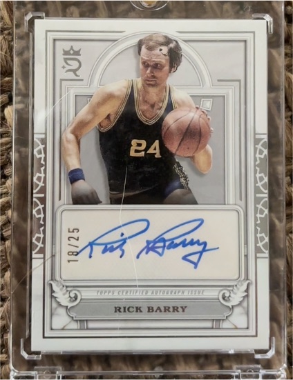 2023-24 Topps Royalty Court Circular #18 Rick Barry — front