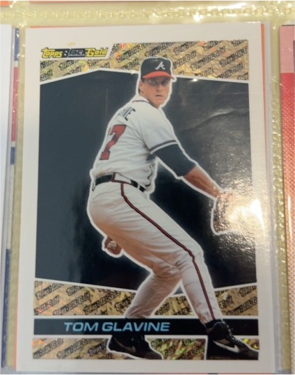 1993 Topps Black Gold #6 Tom Glavine — front