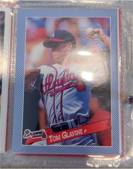 1993 Hostess #22 Tom Glavine — front