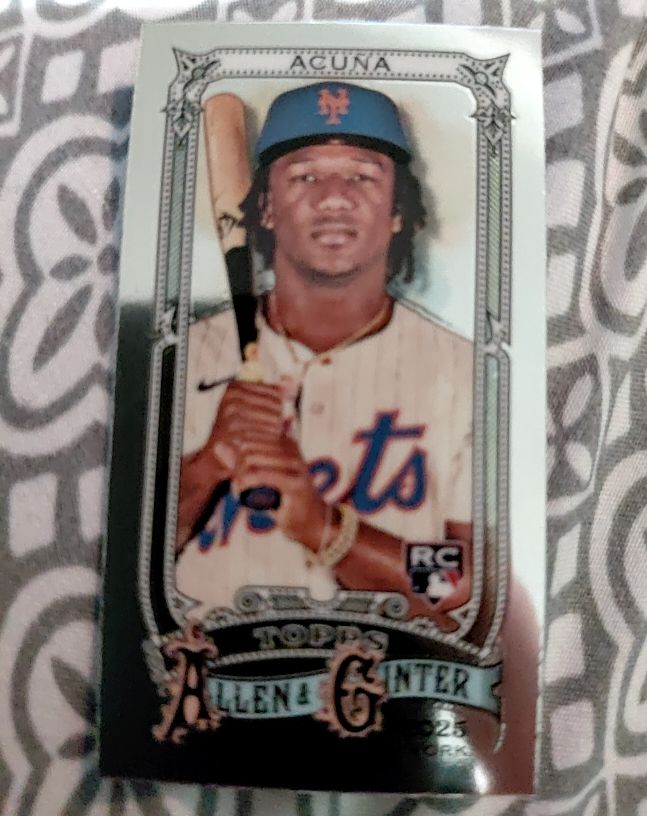 2025 Topps Allen & Ginter #107 Luisangel Acuna — front
