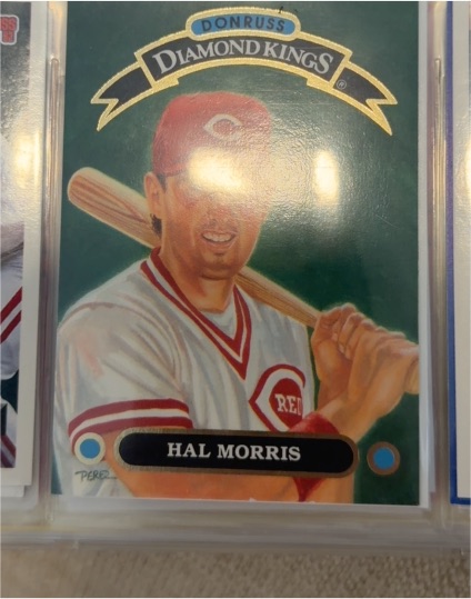 1992 Donruss Diamond Kings #DK-19 Hal Morris — front