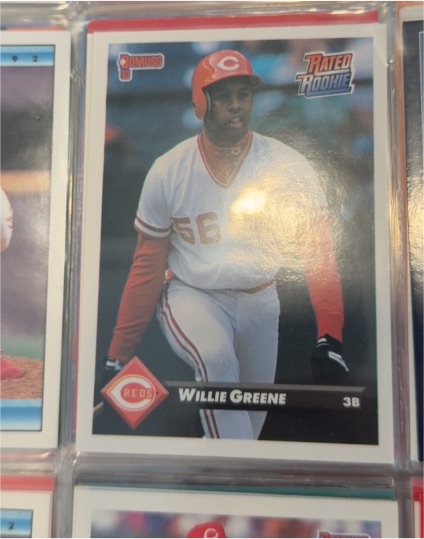 1993 Donruss #143 Willie Greene — front