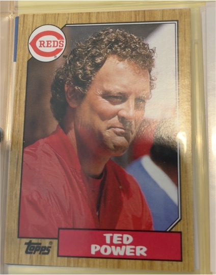 1987 Topps #437 Ted Power — front