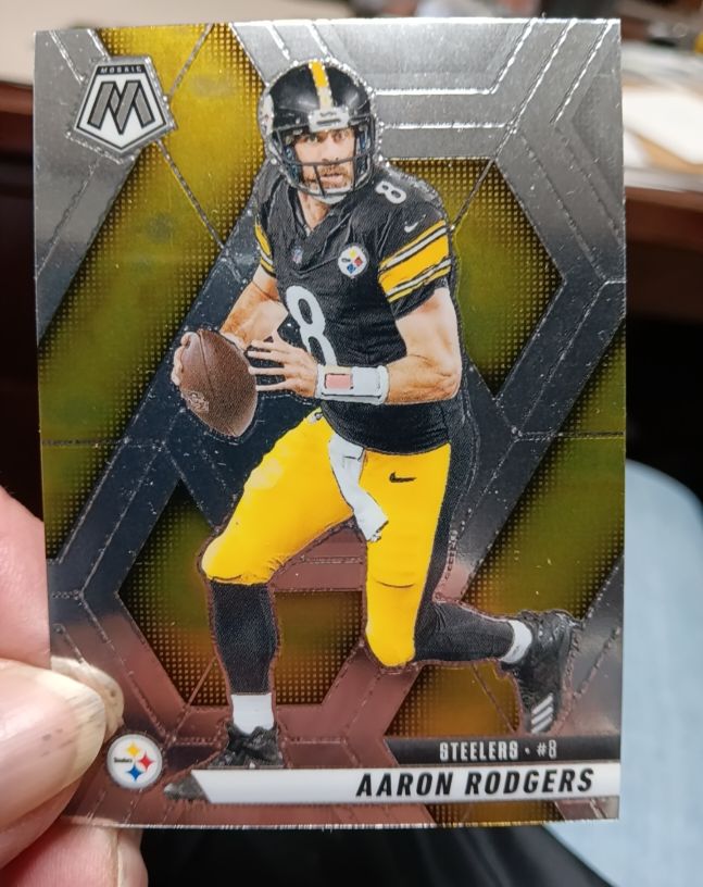 2025 Panini Mosaic #243 Aaron Rodgers — front