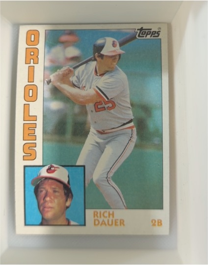 1984 Topps #723 Rich Dauer — front