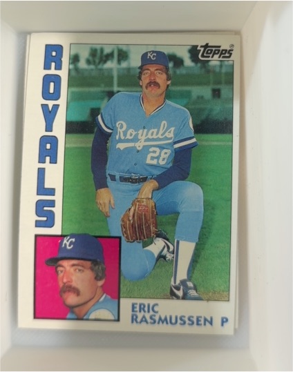 1984 Topps #724 Eric Rasmussen — front