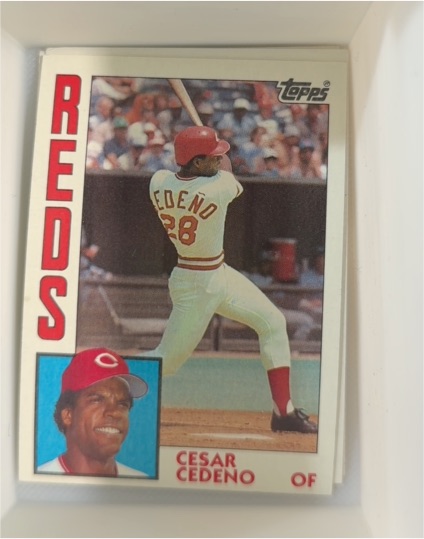 1984 Topps #725 Cesar Cedeno — front