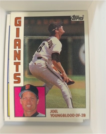 1984 Topps #727 Joel Youngblood — front