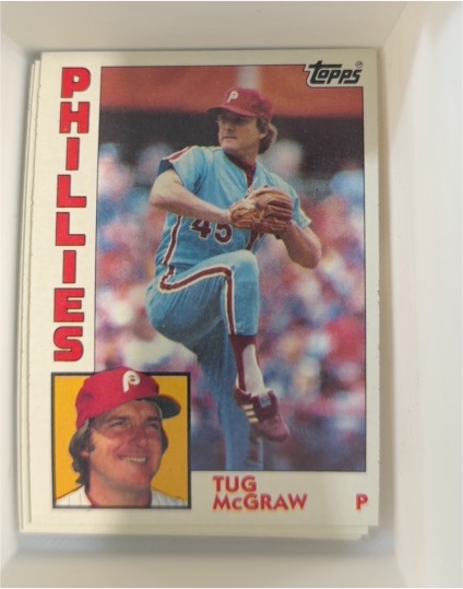 1984 Topps #728 Tug McGraw — front