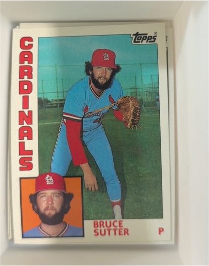 1984 Topps #730 Bruce Sutter — front