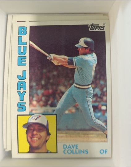 1984 Topps #76 Dave Collins — front