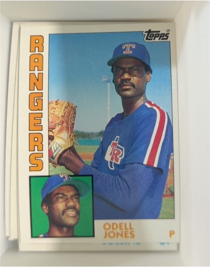 1984 Topps #734 Odell Jones — front