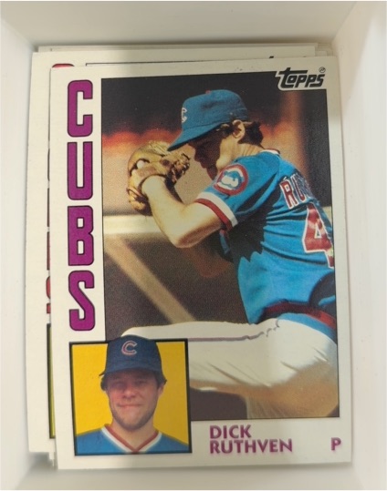 1984 Topps #736 Dick Ruthven — front
