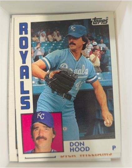 1984 Topps #743 Don Hood — front