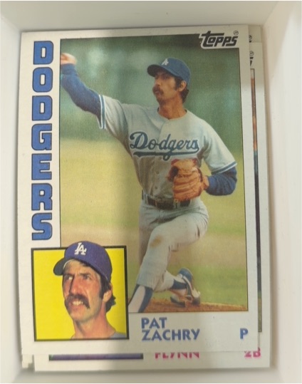 1984 Topps #747 Pat Zachry — front