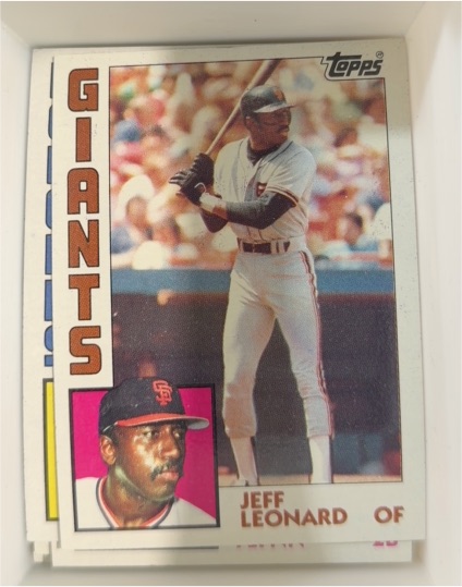 1984 Topps #748 Jeff Leonard — front